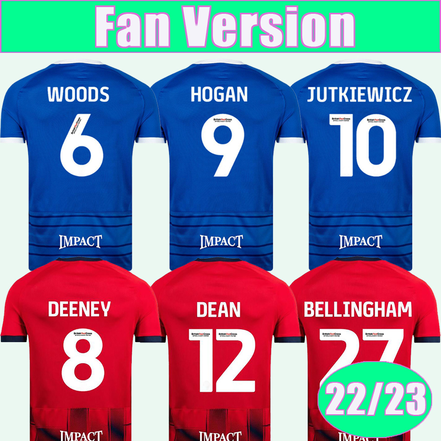 

22 23 Birmingham City Mens Soccer Jerseys HOGAN DEENEY BELLINGHAM BACUNA WOODS JUTKIEWICZ DEAN ROBERTS FRIEND SUNJIC KHELA Home Away Football Shirts Uniforms, Qm11239 22 23 away no patch