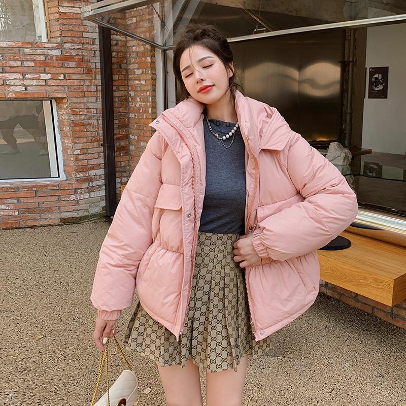 

Women' Trench Coats Scene Shooting Down Cotton-padded Jacket Design Feeling Warm Clothes In Winter Fashion Little More Loose Short Cotton-p, Black