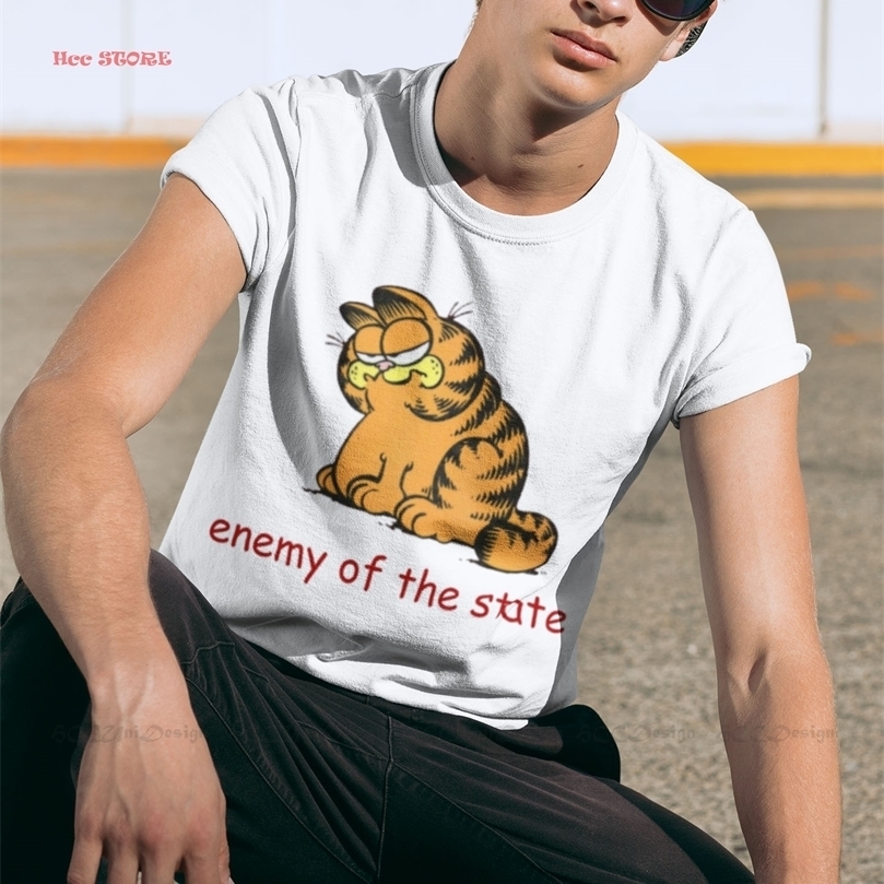 

The Enemy Of The State Animated Television Series Arrival T-Shirt Comrade Garf Crewneck Cotton Men Wome Thirt For Adult 220407, Fuchsia