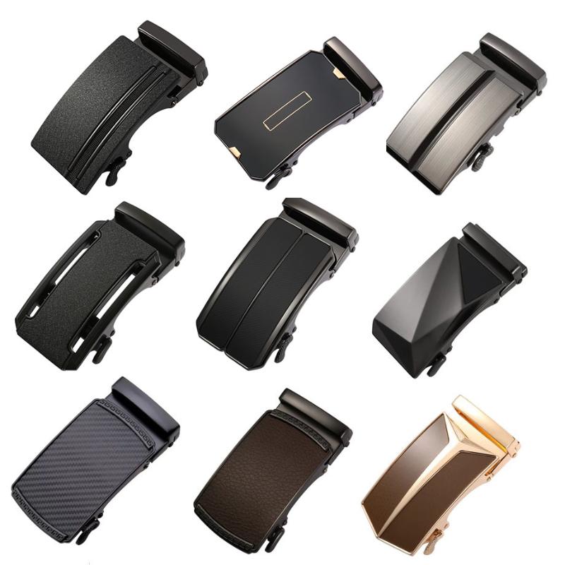 

Belts Designer Mens Belt Buckle Head Automatic Fit For 3.5cm Width Holeless Ratchet Only Alloy Men's BucklesBeltsBelts, Black