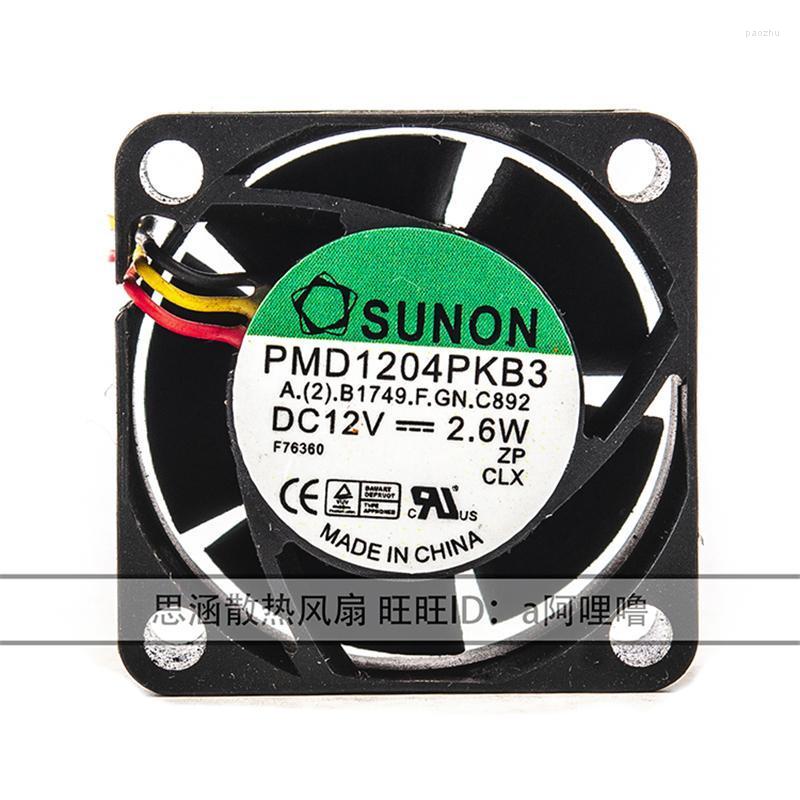

Fans & Coolings Original 4020 PMD1204PKB3 12V 2.6W 4CM Double Ball Switch Chassis High Air Volume Cooling FanFans