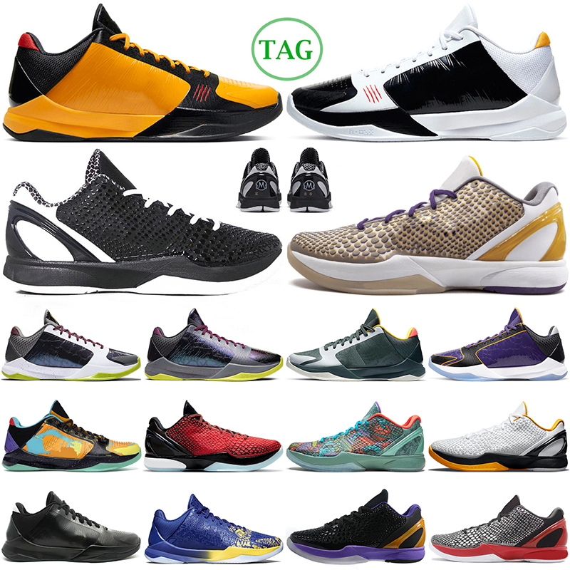 

2023 Mamba Basketball Shoes 6 Protro Mambacita Grinch Think Pink 5 Alternate Bruce Lee Del Sol Big Stage Laker Mens Womens Outdoor Sports shoes