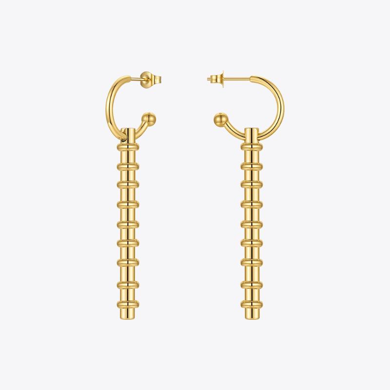 

Dangle & Chandelier ENFASHION Goth Accessories Earrings For Women 2022 Gold Color Drop Earring Stainless Steel Fashion Jewelry Pendientes E2