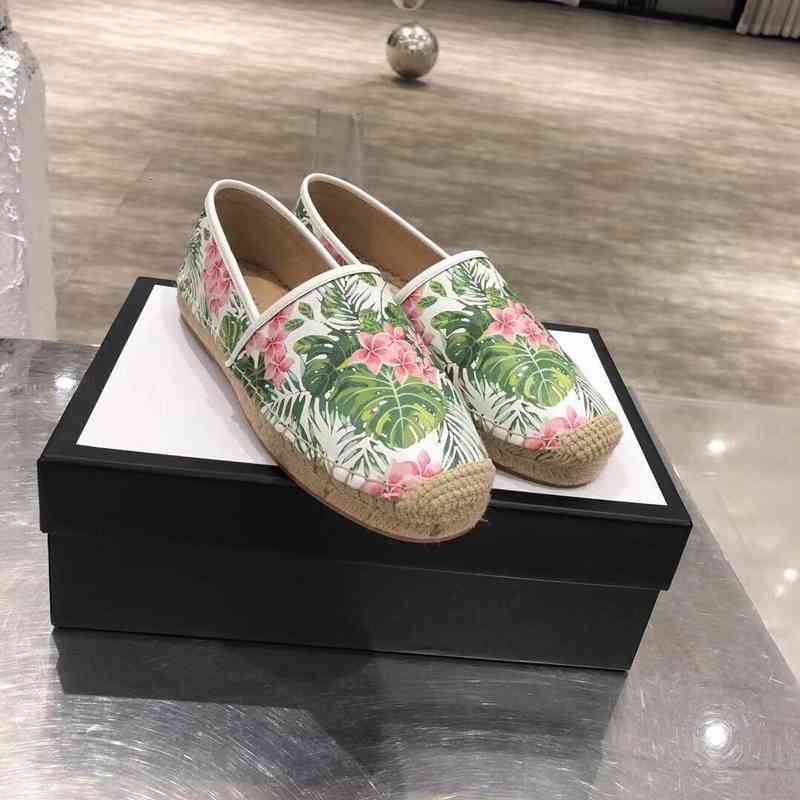

Dress Shoes Women's leather sneakers spring shoes printed spadrilles flat bottomed casual round head series special offers, 2# shoe box
