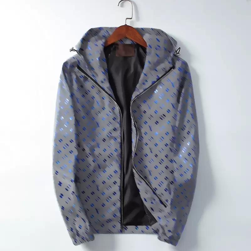 

2022 Men's Casual Hooded Jackets Slim Coat Winter and Fall Premium Jackets Men Long Sleeves Designer Trench Coats -3XL, 04