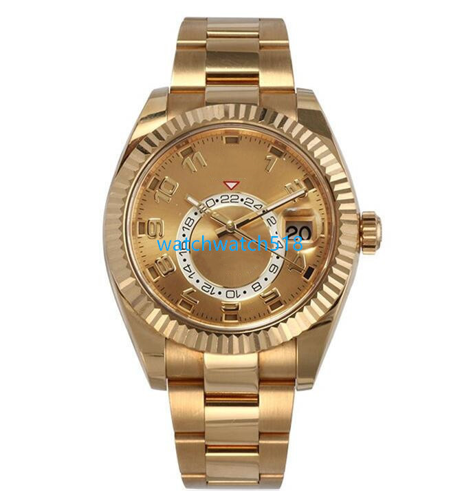 

BP Factory Luxury Watch Mens Automatic Mechanical Watches 42mm Full Stainless Steel Swim Wristwatches Sapphire Luminous SKY Calendar Watch