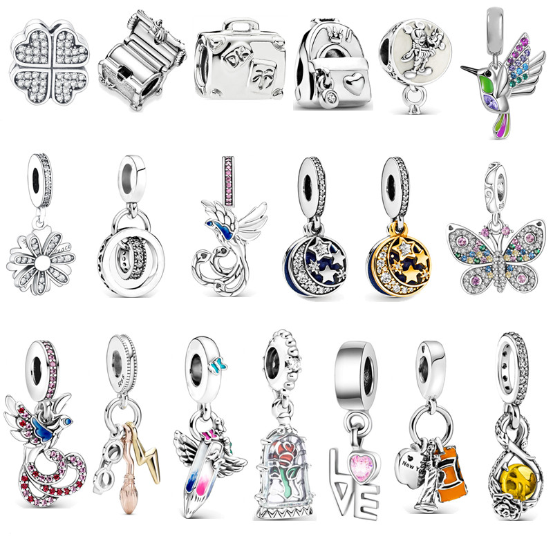 

925 Silver Charm Bracelet Beads Original Fit Pandora Pendant Jewelry