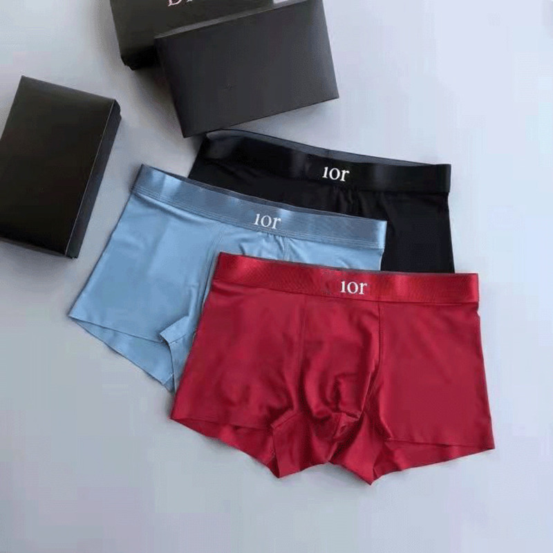 

Designer Luxury N-K Classic FF Hip Hop Sexy Mens Underpants Boxers For Man Underwear Cueca Boxer 3 Pieces With Box