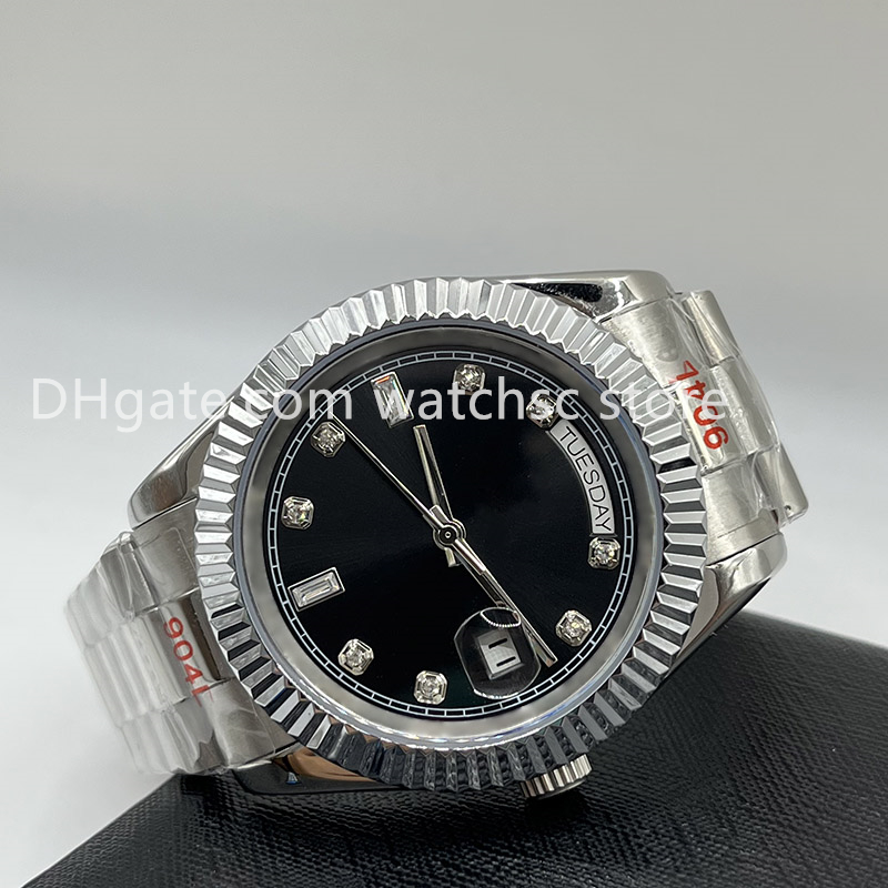 

Watchsc- 41mm Automatic Watch With Box Mens Womens Stainless Steel Waterproof Luminous high-quality movement fashion Watches