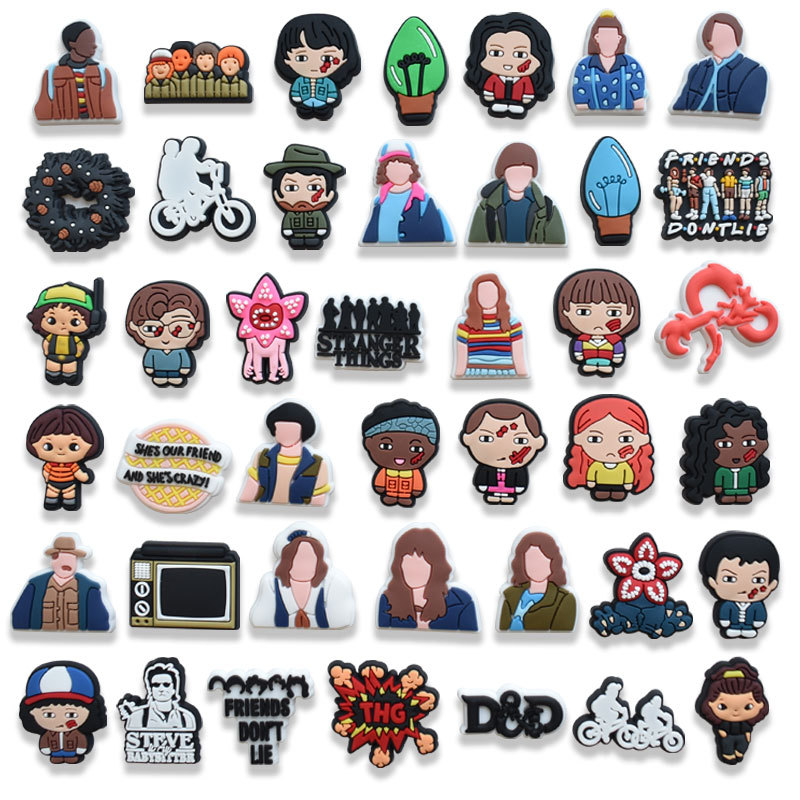 

Horror movie strange things Custom Logo Sandal Wholesale Designer Charm Clogs