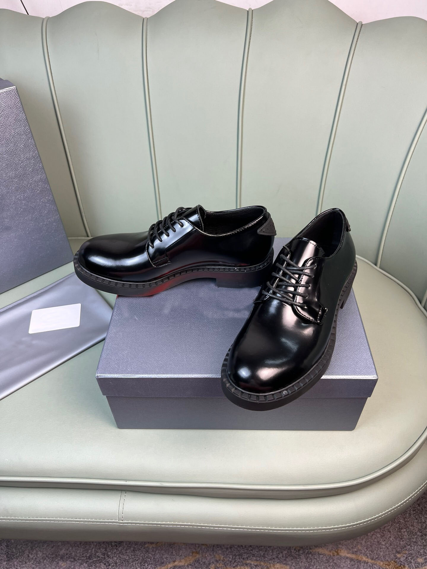 

Top Quality 2022 Men's Party Wedding Dress Shoes Handmade Genuine Leather Business Office Formal Brand Designer Flat Shoes Size 38-45, Black