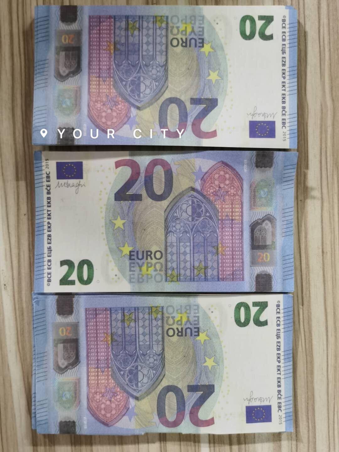 

For Fake Play 28 Prop Copy Money Nightclub Note Paper Bank Movie Euros Most Business 20 Collection Realistic Vrhes