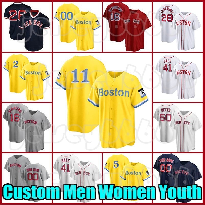

11 Rafael Devers 28 J.D. Martinez Baseball Jerseys Chris Sale Trevor Story David Ortiz Red''Sox Ted Williams Boston Xander Bogaerts Enrique Hernandez Verdugo, Men custom cool base(h w)