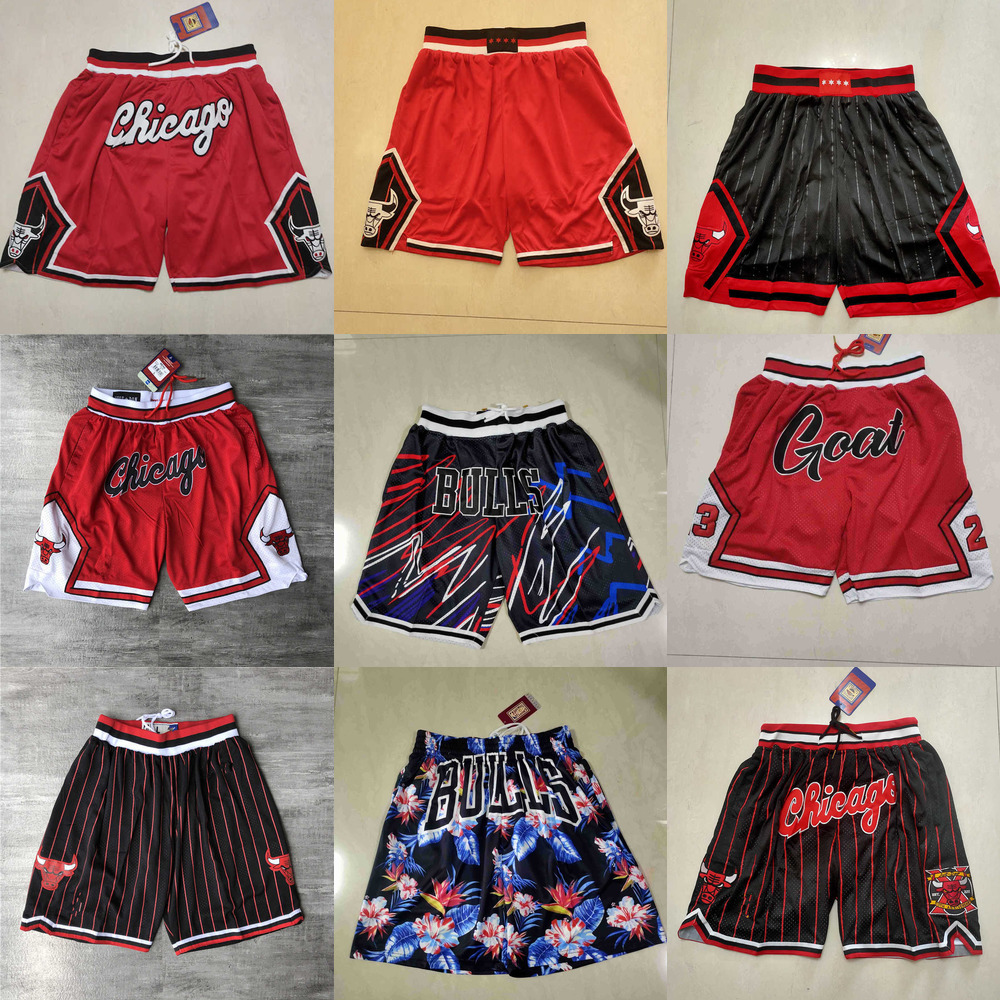 

Chicago''Bulls''men Throwback Basketball Shorts pocket, Color