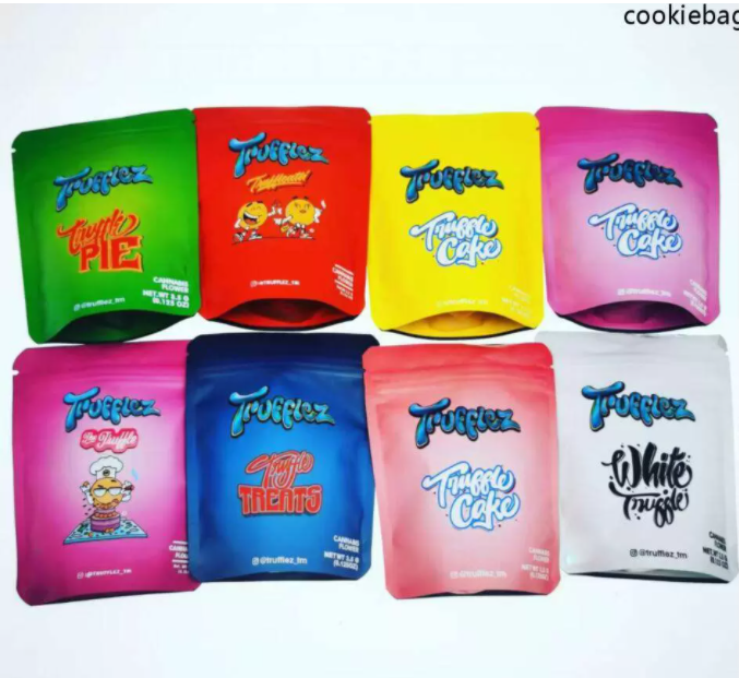 

2021p Royal Truffle Treats Rose Cake bag White 3.5 Grams Soft Touch Skin 9.8x12.2cm Zip Lock 3.5g Resealable Packaging ed