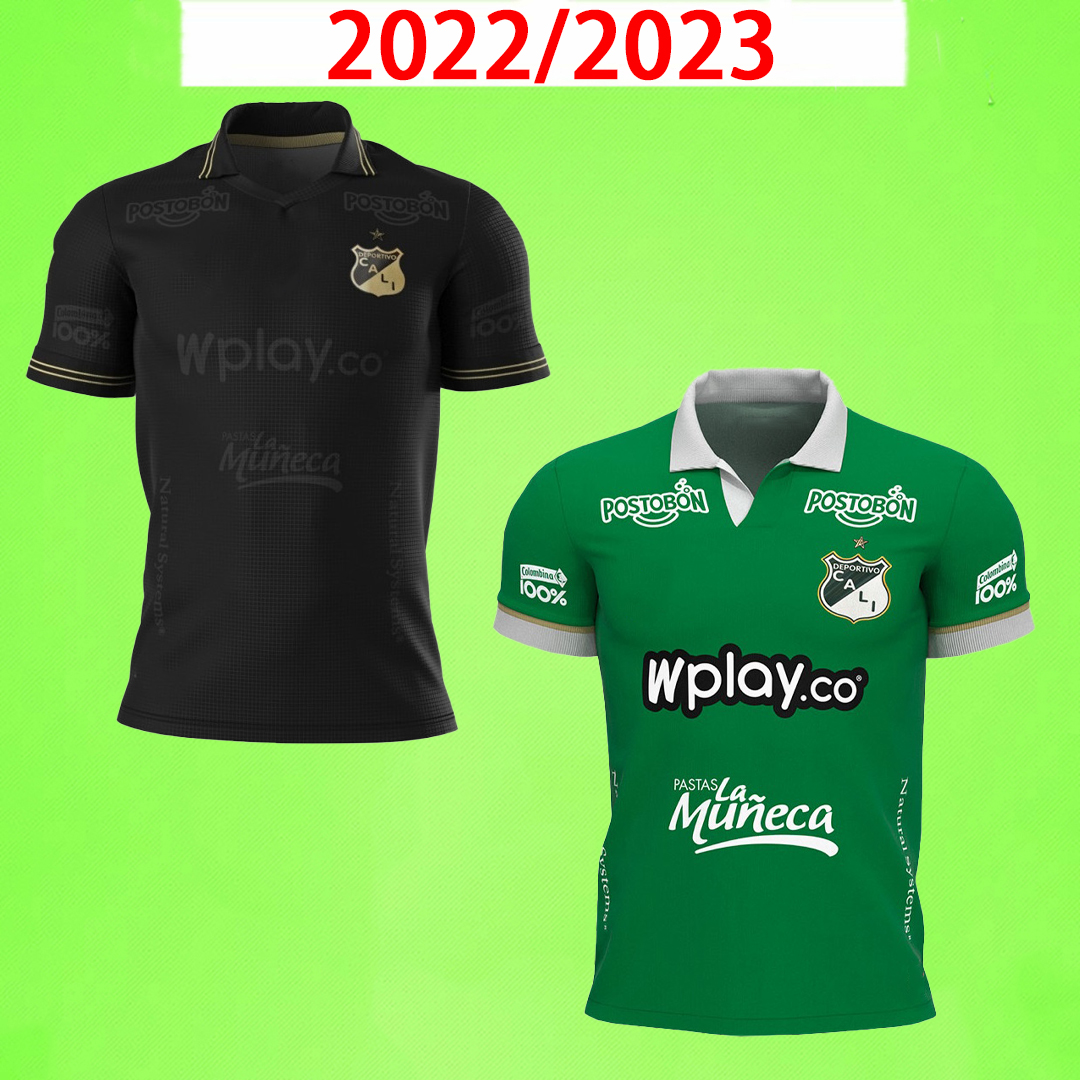 

22 23 Deportivo Cali soccer jersey Velasco Mosquera Gonzalez 2022 2023 green Home Special G. Burdisso Daniel Luna C. Robles Football shirt Men kit