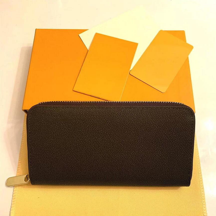 

Designers zippy mens wallet Luxury Evening Bags Coin Purse Embossed Zipper Clutch Wallets purses, 1-60017-brown flowers