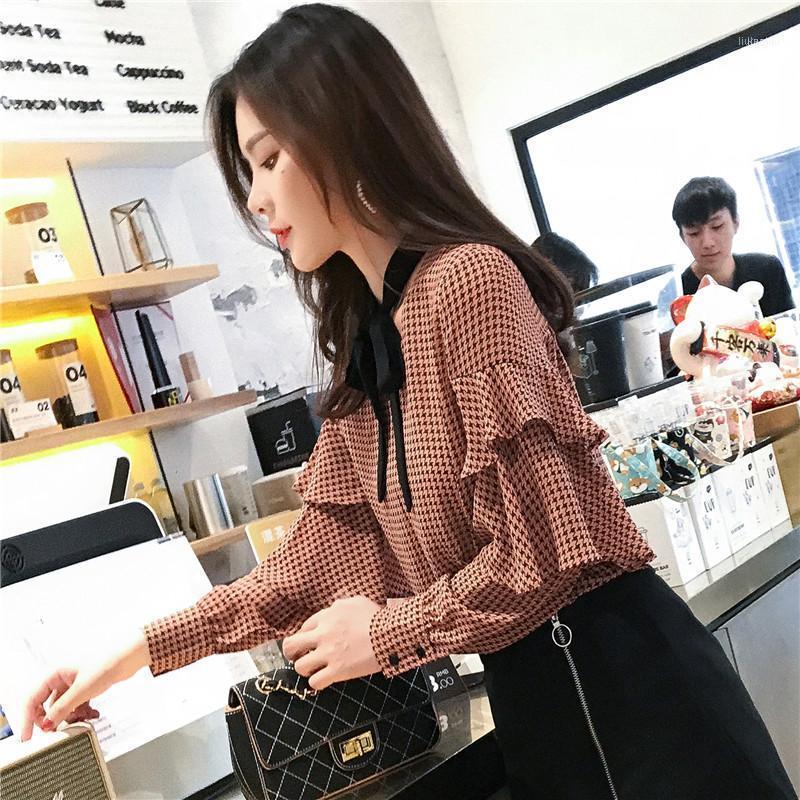 

Wholesale 2022 Spring Summer Autumn Selling Women' Fashion Casual Ladies Work Shirts FP339, Brown