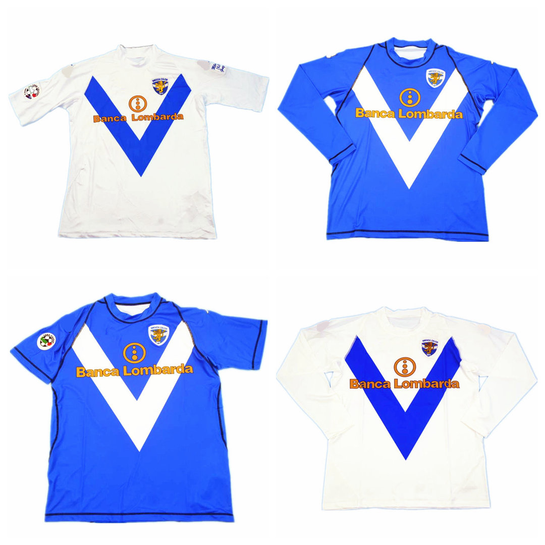 

BRESCIA 03 04 SOCCER JERSEYS maillot classic vintage camisetas football shirts Uniforms men home away BAGGIO, 03/04 blue home