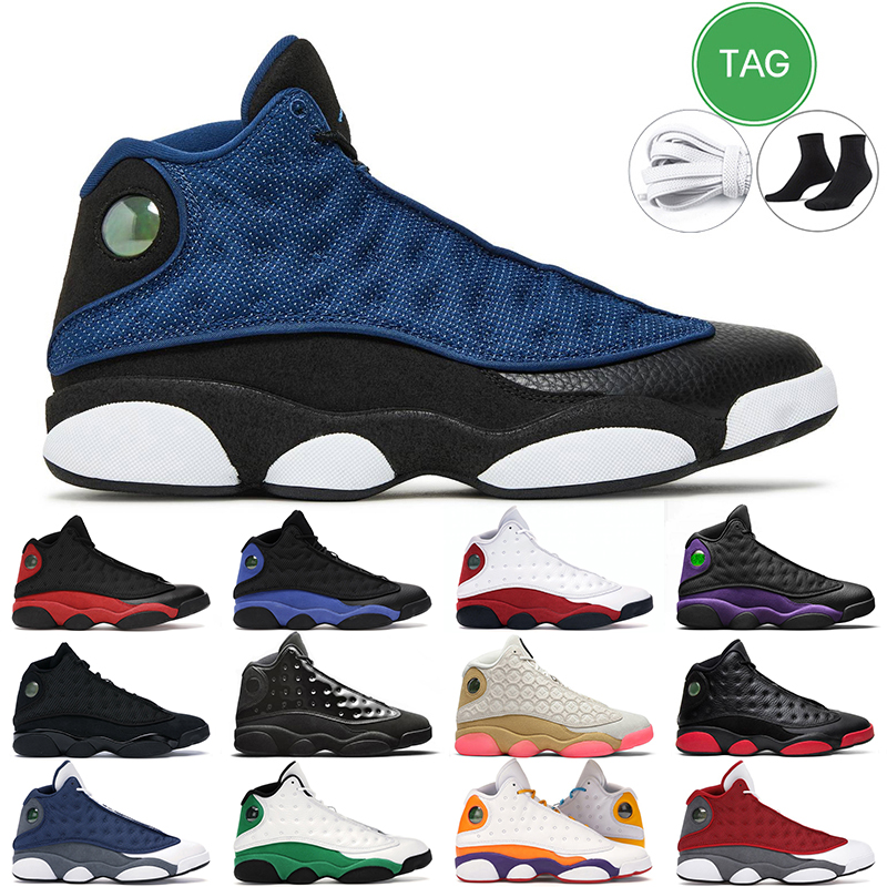 

mens Basketball Shoes 13s Navy Del 13 retro Sol French Blue jumpman Black Cat Hyper Roya Court Purple Flint Starfish outdoor sports sneakers, #13