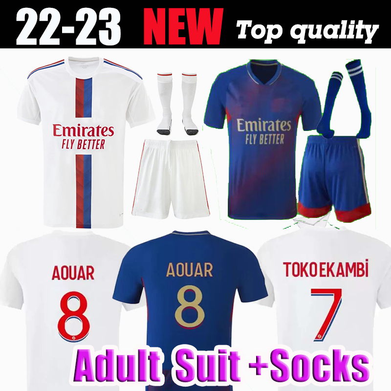 

22/23 Maillot Lyon 4TH 2022 2023 Olympique Soccer Jersey Lyonnais OL digital fourth football shirts TRAORE MEMPHIS men kids kits equipment BRUNO G football shirt