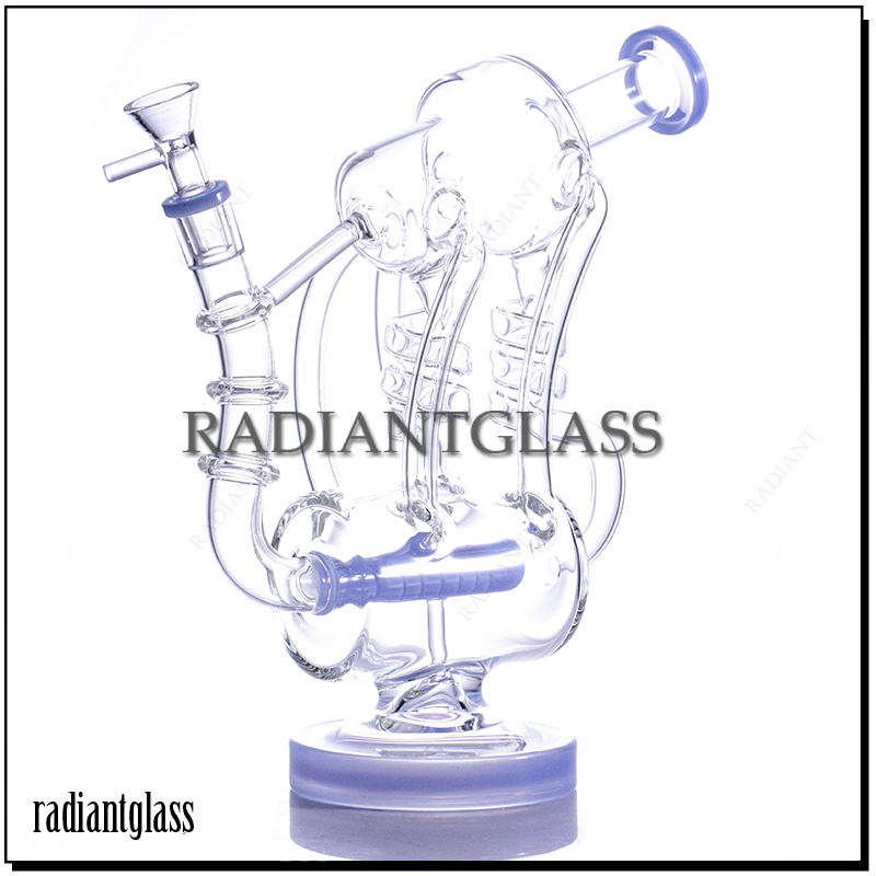 

10.5' Lookah Glass Monster Inline Perc Triple Recycler Bongs Hookah bong