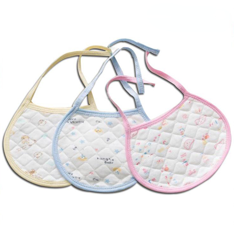 

Bibs Baby Pacify Burp Cloths Double Layer Cotton Scarf Handkerchief Soothing Saliva Towel Wholesale