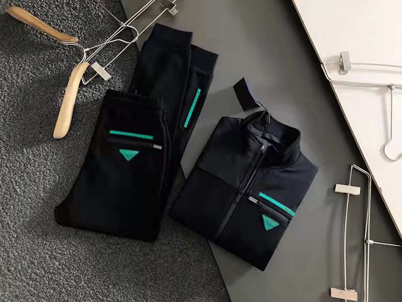 

Men's Tracksuits Luxury designer metal triangle badge men and women couples M L  XXL XXXL MS2P