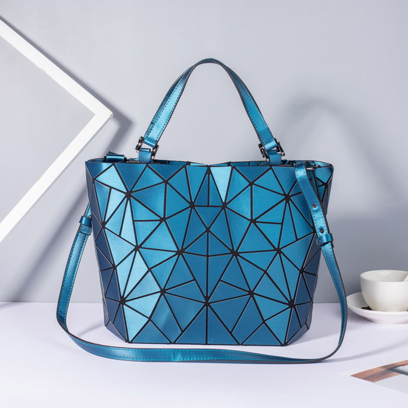 

Designer Bag Tote Bags Single Messenger Bag For Women Fashion Geometric Rhombus Handbags Crossbody Handbag Folding Bucket Purse Wallets Wholesale Handbag, Mix color pls tell qty