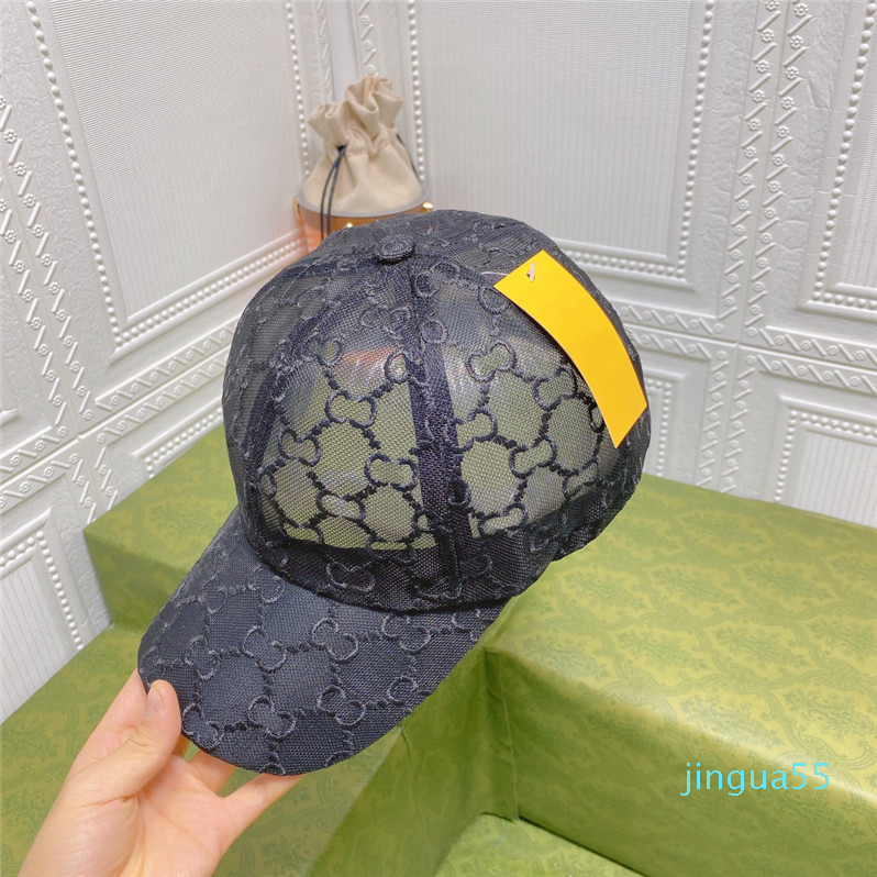 

Summer Lace Letter Embroidery Snapback Men Women Ball Caps Perspective Embroidered Baseball Cap Hat, Black