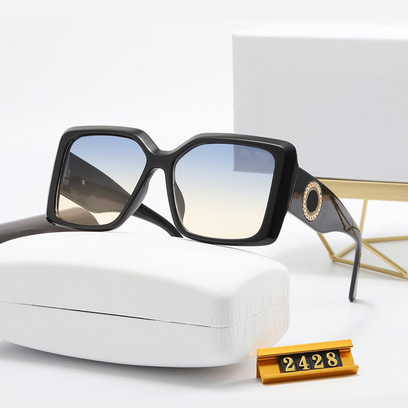 

Designer Sunglasses Fashion High End Luxury Portrait Logo Summer Style Glasses for Man Woman Top Quality 6 Color Optional