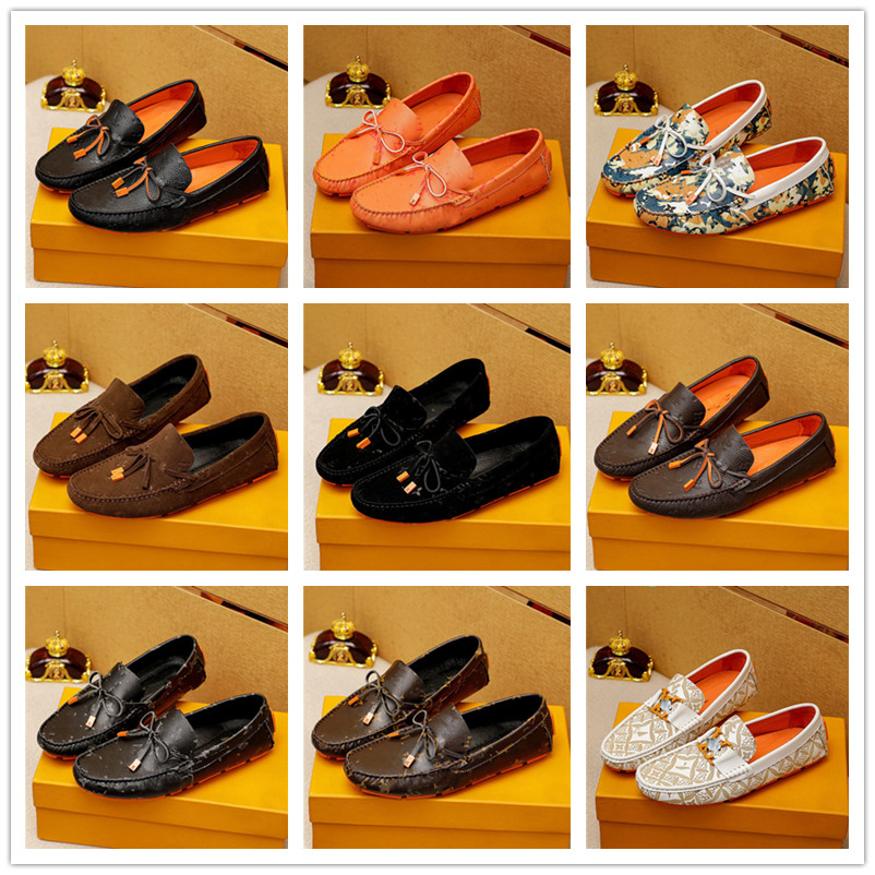 

Big size 38-47 Men Designer Luxury Men's Shoe Casual Shoes Fashion Mens Dress Shoes Loafers Costume Homme Mariage Zapatos, With logo #11