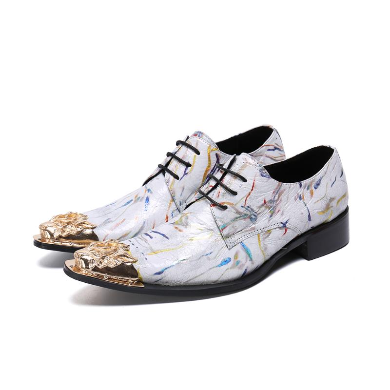 

Dress Shoes Zapatos Hombre Office Men Floral Pattern Formal Lace Up Leather Fashion Wedding Oxford, Black