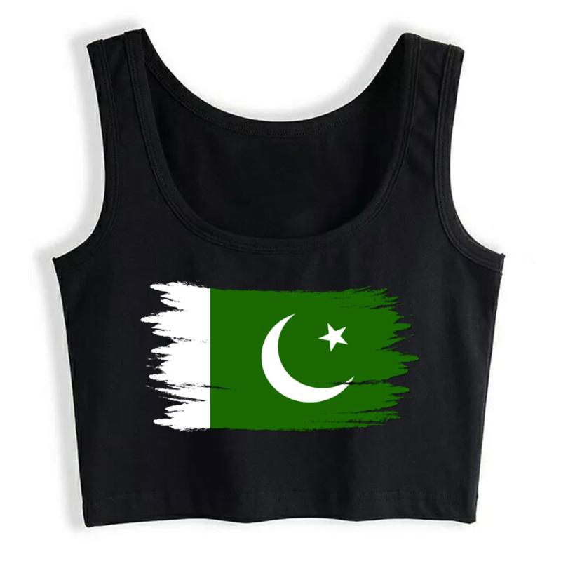 

Women' Tanks & Camis Crop Top Pakistan Sexy Harajuku Print Streetwear Y2k Tops Womens Blusas Mujer De Moda 2022 Verano Gym Tank Women, Black