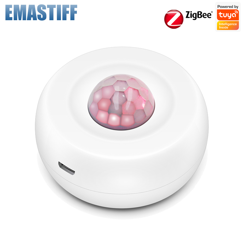 

WiFi Zigbee Human Body Sensor Wireless Smart Body Movement PIR Motion Sensor Use With zigbee Gateway hug Tuya Smart Life App