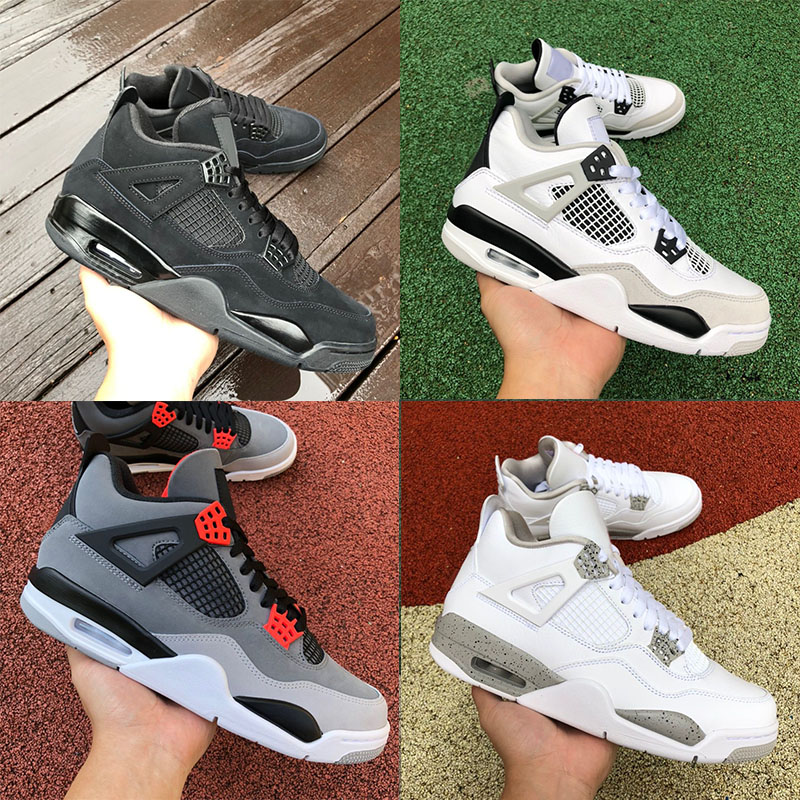 

Military Black 4 men basketball shoes Canvas Black Cat 4s Fire Red Thunder White Oreo university bule womens mens trainers sports sneakers outdoor