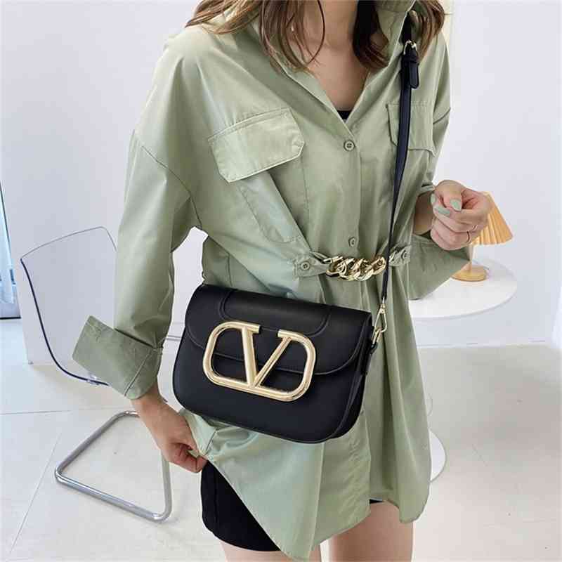 

Purse Bag women 2022 early spring new simple small square bag flow oblique cross women's, White