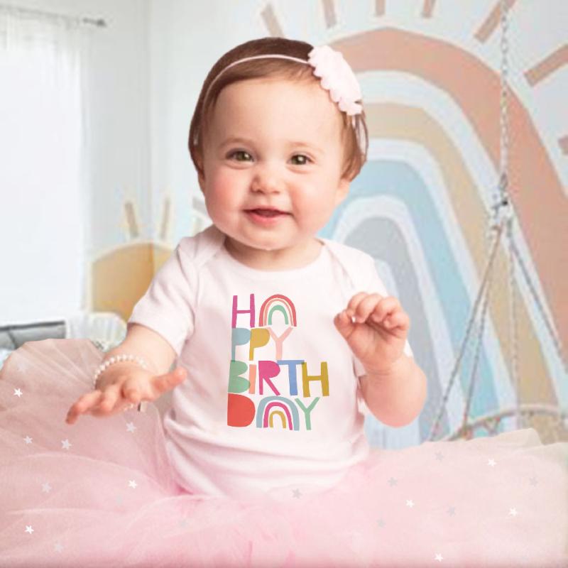 

Girl's Dresses Happy Birthday Girl Born Summer Short Sleeve Tulle Tutu Dress Skirt Set Infantile Clothes Toddler First 1st 2nd CuteGirl's, S3300-sqpwhybk-