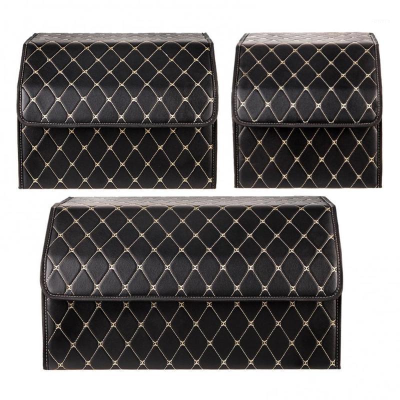 

Car Organizer Foldable Trunk Leather Storage Bag Box Case Container Portable Pocket Vehicle Tidying Interior Accessory