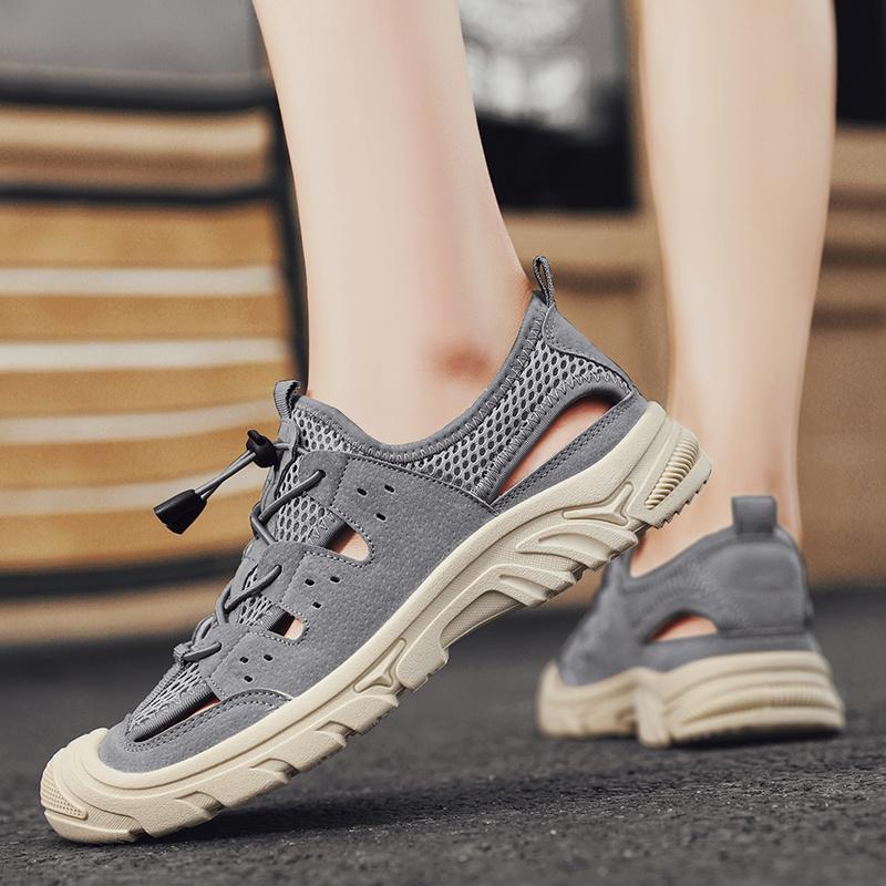 

Sandals Summer Outdoor Beach Men Garden Casual Shoes High Quality Breathable And Comfortable SandalsSandals, Black