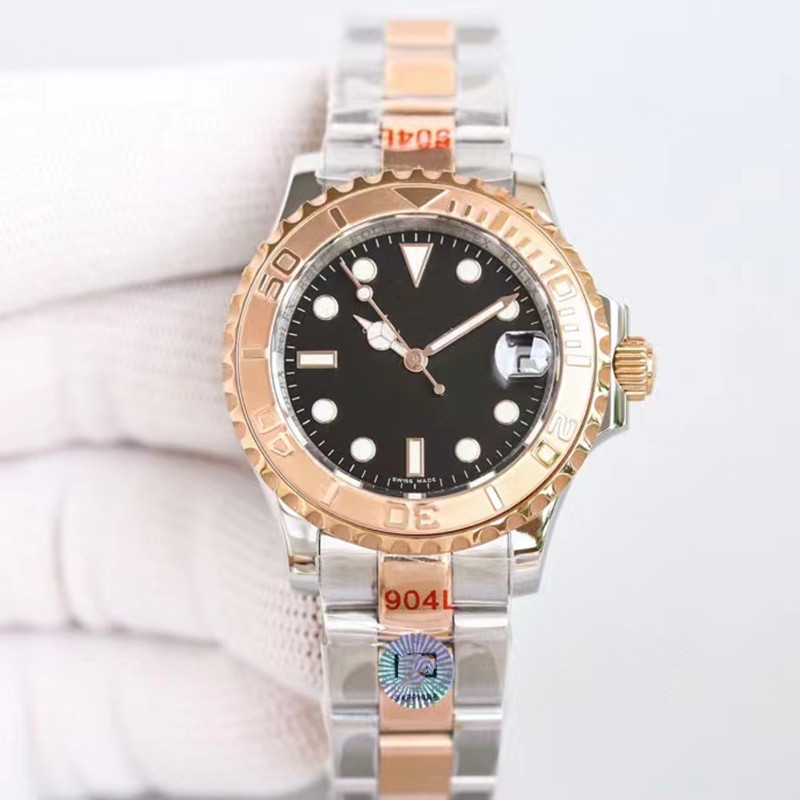 

2022 New Women's Watch Waterproof Automatic Mechanical 37mm Gold 904L Stainless Steel Dial 2836 Fashion Popular Girls Watch
