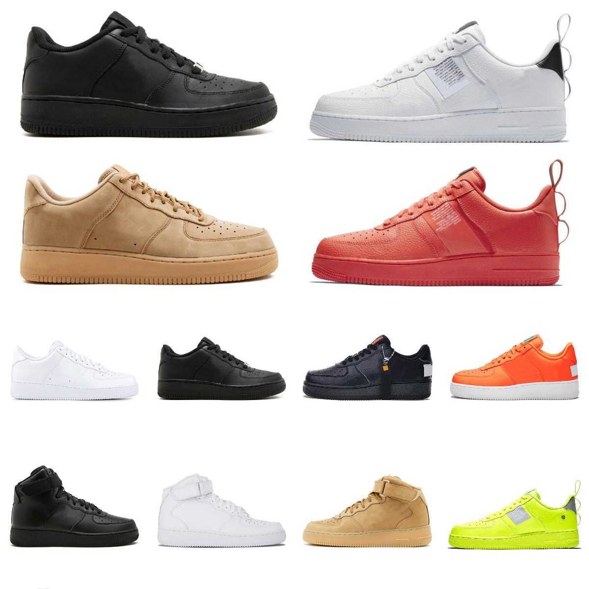 

TOP Sandals 2022 New Mens Running shoes Forces sneakers OG Classic triple white low shadow utility black wheat Pistachio Frost men women trainers sports, K004