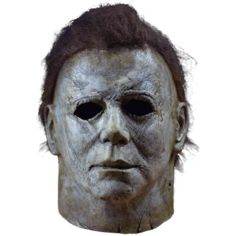 

Michael Myers full head Masks for Halloween Carnival Costume Party costume scary Horror Masquerade Latex mask T220801