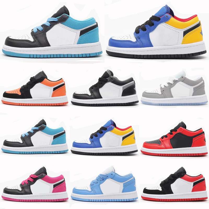 

Top Jumpman 1 kids Basketball Shoes University Blue 1s Low Light Smoke Grey Banned Sneakers Shadow UNC Canyon Rust Game Royal SE Metallic Silver Women Trainer eur 24-35, As photo 3