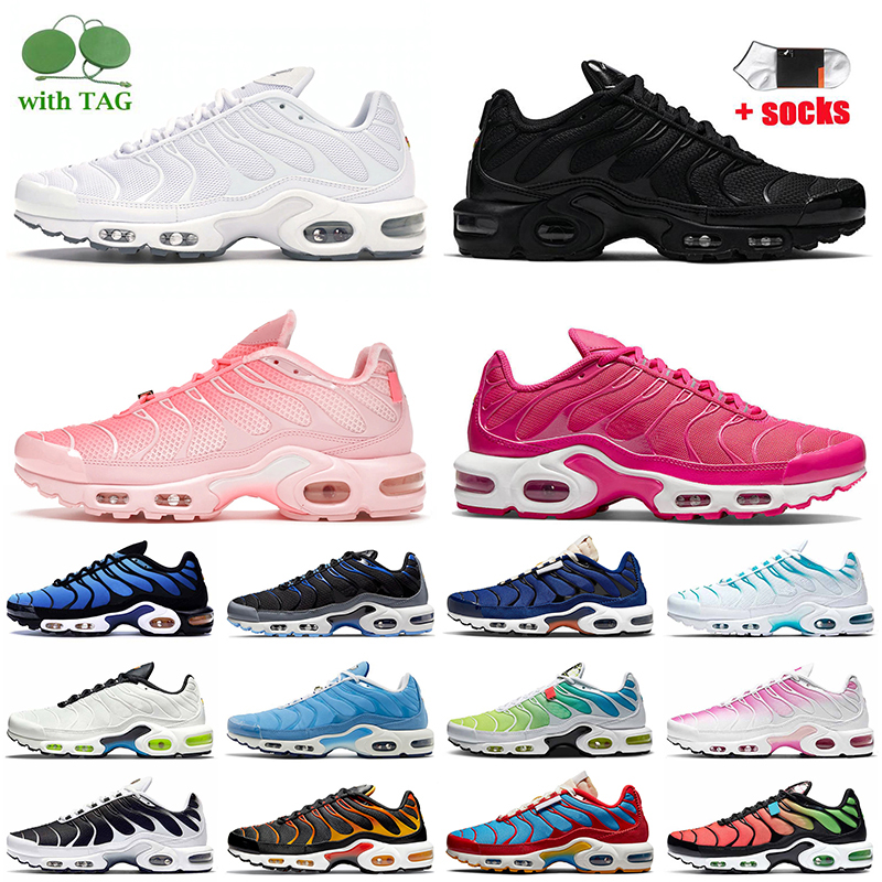 

Triple White Black Tns Running Shoes Tn Plus TnPlus Atlanta Pink Prim Reverse Sunset Royal Grey Hyper Jade Midnight Navy Shattered Women Mens Trainers Sneakers, B21 pink fade 36-40