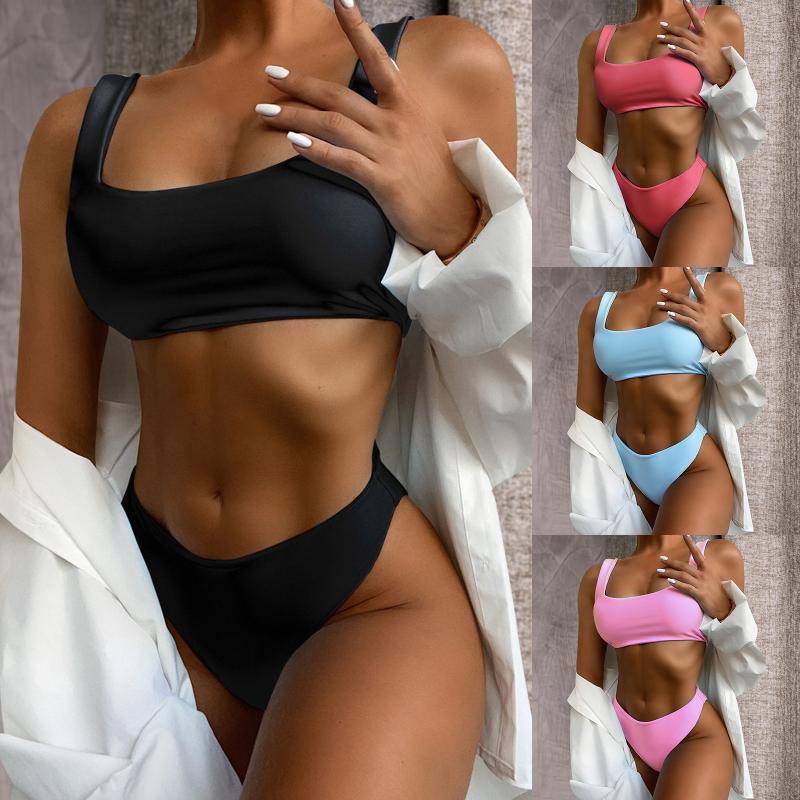 

Women' Swimwear Set Swim Wear Women 2022 Bikini Sexy Underwear Designer Bathing Suit Two Piece Cute 2 Pieces Swimsuit Plus Size Swimsuits, As show