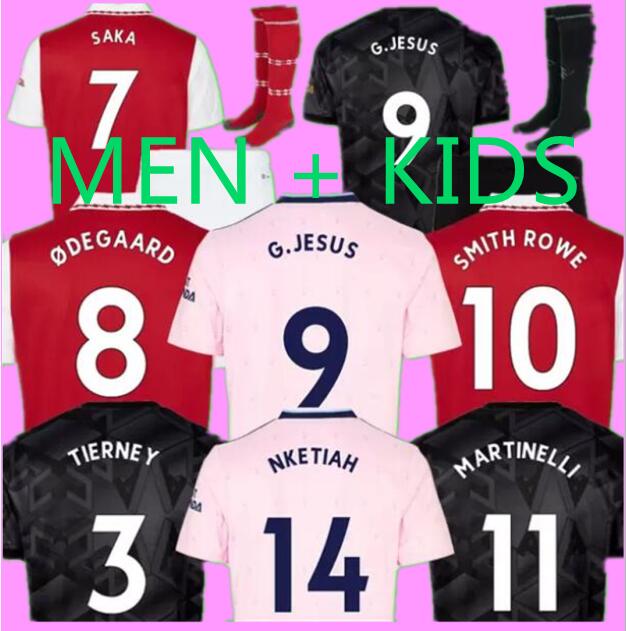 

22 23 JESUS SMITH ROWE PEPE SAKA soccer jerseys Fans Player version ODEGAARD MARTINELLI ZINCHENKO 2022 2023 football shirt Men Kids Women kit sets arsen Gunners, 13