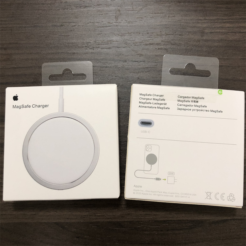 

Original magsafe charger 15W for iphone 12 13 pro max Magnet Charging Pad Mag safe Magnetic Wireless Charger Retail packaging