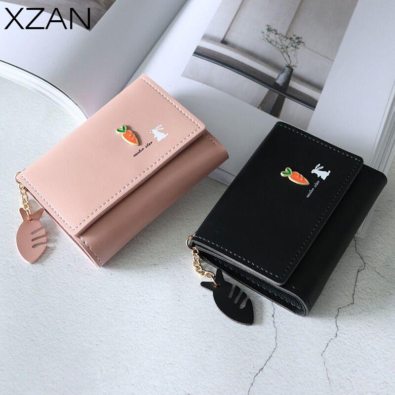 

Korean Short Mini Wallet Female Spring Arrival Pendant Thin Card Holder Small Fresh Student Buckle Coin Purse, Red1