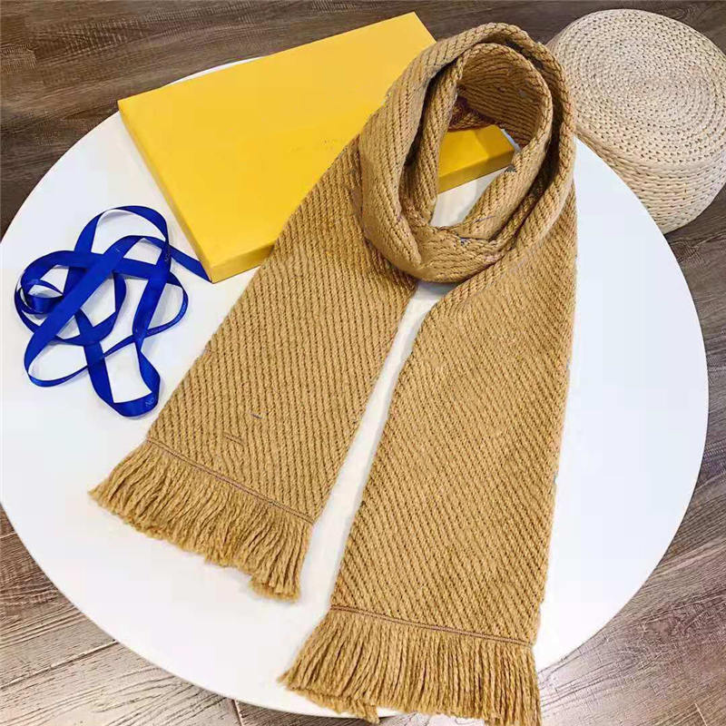 

2022 fashion Paris design 100% Cashmere Scarf men's and women's same brand letter scarf large shawl warm thickened wool